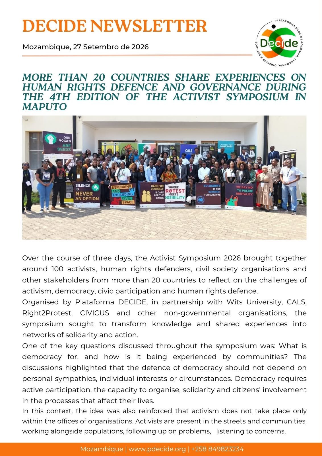 Symposium Newsletter ENG